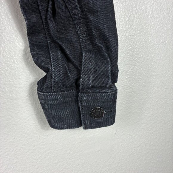 Everlane Women’s Washed Denim Jacket Black Size XS Minimalist - Picture 6 of 8